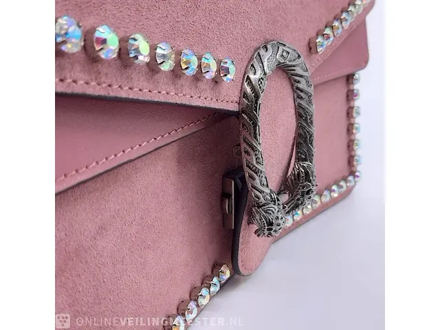 Schoudertas gucci, dionysus pink suede - afbeelding 10 van  13
