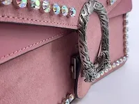 Schoudertas gucci, dionysus pink suede - afbeelding 10 van  13