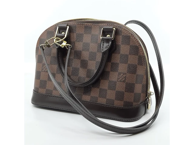Schoudertas, louis vuitton, alma damier - afbeelding 1 van  12