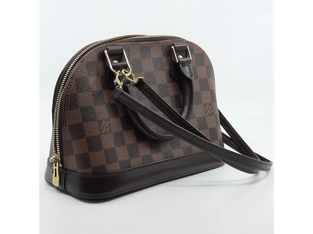 Schoudertas, louis vuitton, alma damier - afbeelding 6 van  12