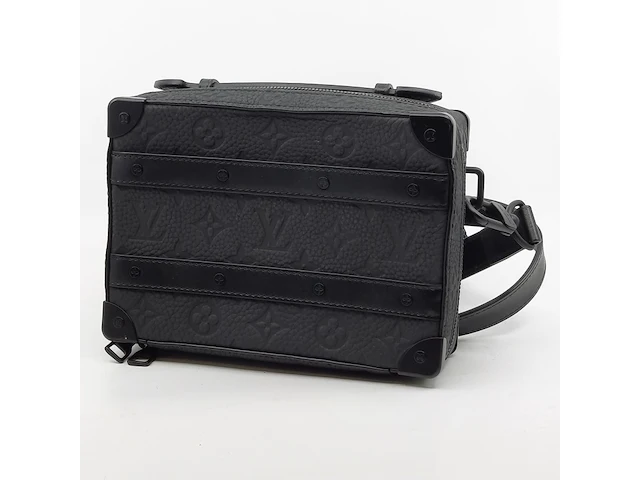 Schoudertas, louis vuitton, mini soft trunk black bag - afbeelding 1 van  13