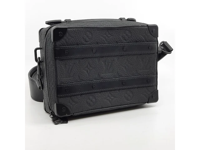 Schoudertas, louis vuitton, mini soft trunk black bag - afbeelding 7 van  13