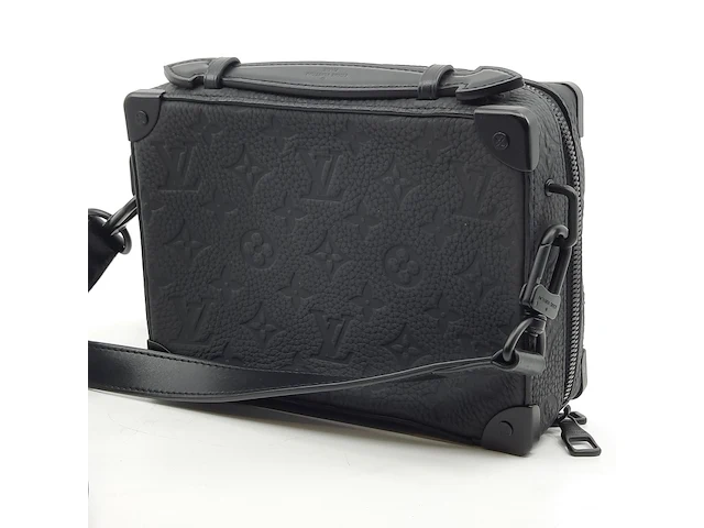 Schoudertas, louis vuitton, mini soft trunk black bag - afbeelding 10 van  13