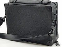 Schoudertas, louis vuitton, mini soft trunk black bag - afbeelding 10 van  13