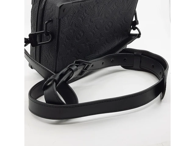Schoudertas, louis vuitton, mini soft trunk black bag - afbeelding 12 van  13