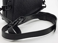 Schoudertas, louis vuitton, mini soft trunk black bag - afbeelding 12 van  13