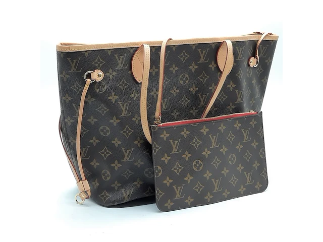 Schoudertas, louis vuitton, neverfull bag - afbeelding 3 van  9