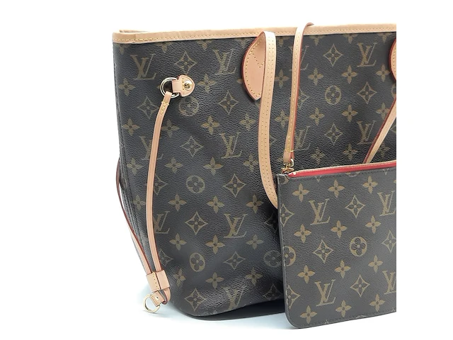 Schoudertas, louis vuitton, neverfull bag - afbeelding 4 van  9
