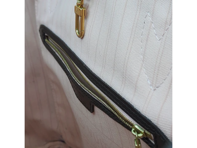 Schoudertas met portemonnee, louis vuitton, neverfull mm ebene - afbeelding 2 van  12