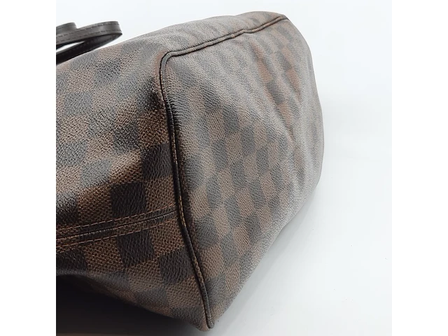 Schoudertas met portemonnee, louis vuitton, neverfull mm ebene - afbeelding 4 van  12