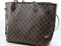 Schoudertas met portemonnee, louis vuitton, neverfull mm ebene - afbeelding 1 van  12