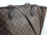 Schoudertas met portemonnee, louis vuitton, neverfull mm ebene - afbeelding 9 van  12