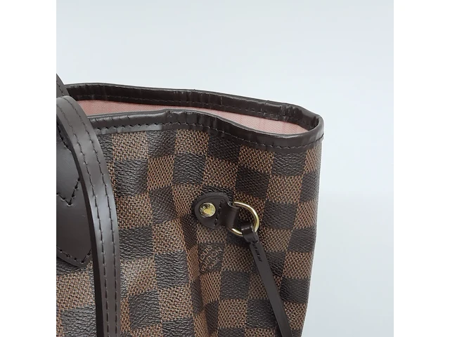 Schoudertas met portemonnee, louis vuitton, neverfull mm ebene - afbeelding 10 van  12