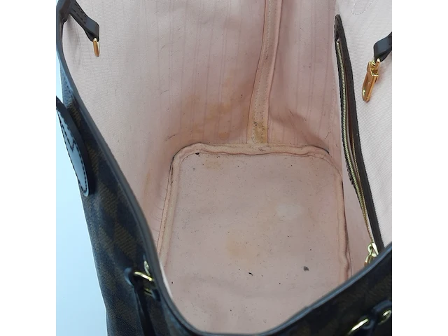 Schoudertas met portemonnee, louis vuitton, neverfull mm ebene - afbeelding 12 van  12