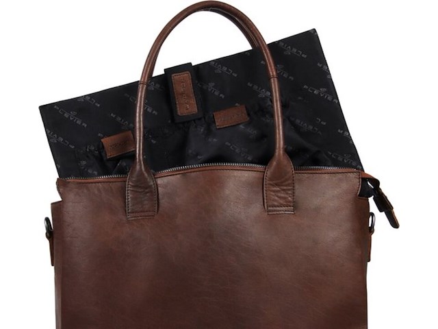 Schoudertas, plevier, beryl, donkerbruin - afbeelding 5 van  7