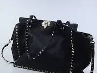 Schoudertas valentino, medium grainy calfskin rockstud - afbeelding 1 van  10