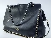 Schoudertas valentino, medium grainy calfskin rockstud - afbeelding 7 van  10