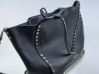 Schoudertas valentino, medium grainy calfskin rockstud - afbeelding 8 van  10