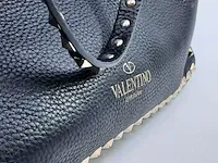 Schoudertas valentino, medium grainy calfskin rockstud - afbeelding 9 van  10
