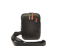 Schoudertasje, berba, 898-022, black-olive - afbeelding 1 van  1