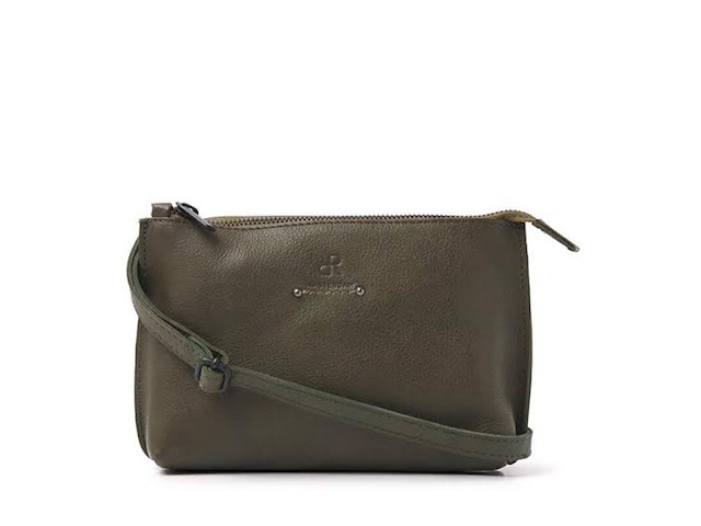 Schoudertasje dr amsterdam, tampa, olive, crossbody - afbeelding 1 van  5