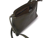 Schoudertasje dr amsterdam, tampa, olive, crossbody - afbeelding 3 van  5