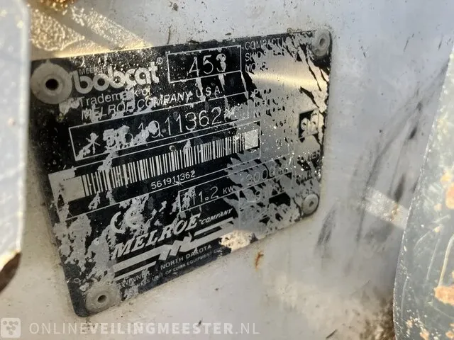 Schranklader bobcat, 453, wit, bouwjaar 1995 - afbeelding 15 van  17