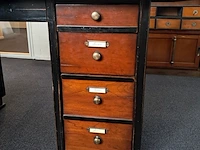 Schrijfdesk / bureau authentic models, hout - afbeelding 3 van  5
