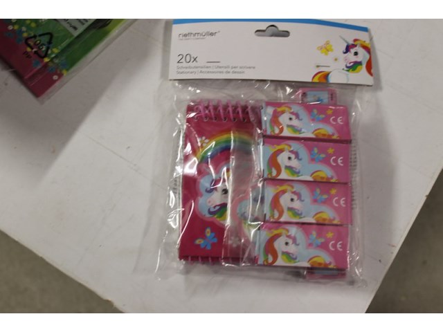 Schrijfsetje unicorn 1x - afbeelding 1 van  5