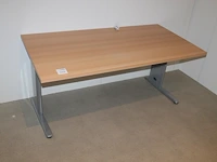 Schrijftafel 80 x 160 x 69 cm. - afbeelding 1 van  2