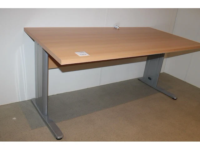 Schrijftafel 80 x 160 x 69 cm. - afbeelding 2 van  2