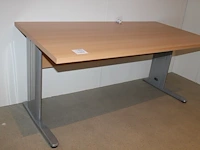Schrijftafel 80 x 160 x 69 cm. - afbeelding 2 van  2