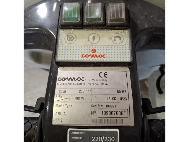 Schrobmachine, comac, abila 17e, 2009 - afbeelding 11 van  15