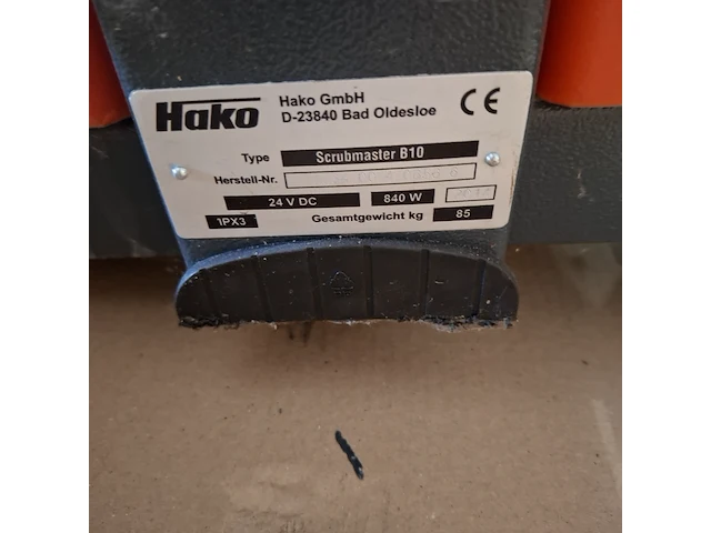 Schrobmachine, hako, scrubmaster b10 - afbeelding 2 van  14