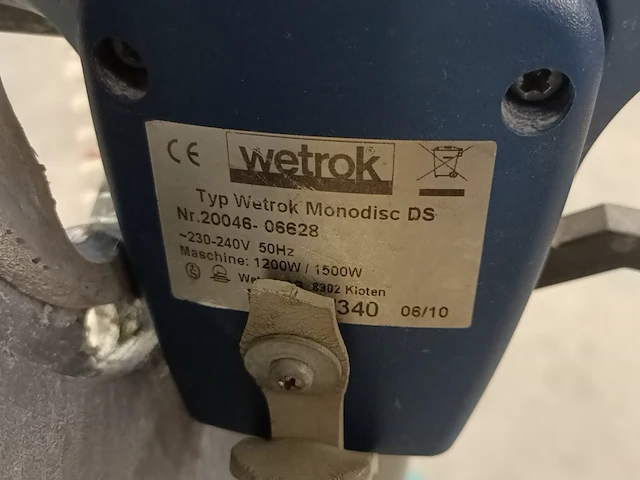 Schrobmachine, wetrok, monodisc ds, 2010 - afbeelding 6 van  8
