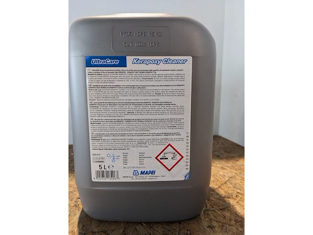 Schrobzuigmachine, kerapoxy cleaner, epoxy gel en mop persen, mapei ultracare - afbeelding 17 van  17