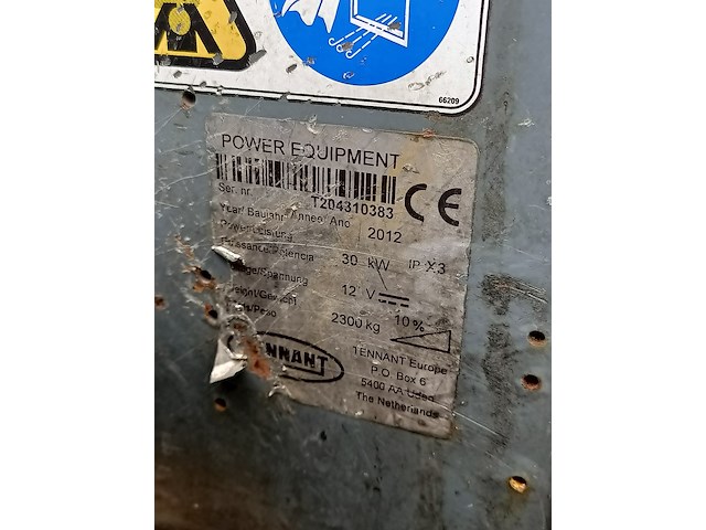 Schrobzuigmachine, tennant, t20, 2012 - afbeelding 17 van  17