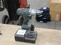 Schroefboormachine hitachi met 18v accu en lader. - afbeelding 1 van  2