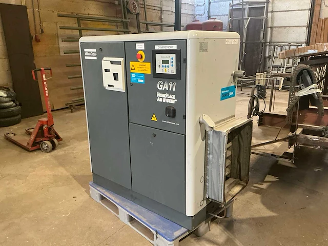 Schroefcompressor 2002 atlas copco ga11 - afbeelding 10 van  17