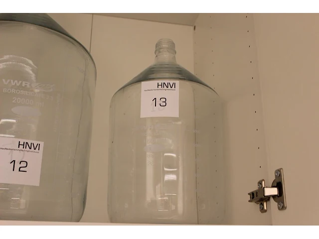 Schroefdraadfles vwr helder glas 10 liter. - afbeelding 1 van  2