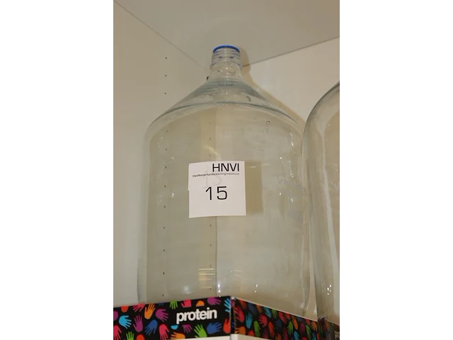 Schroefdraadfles vwr helder glas 10 liter. - afbeelding 2 van  2