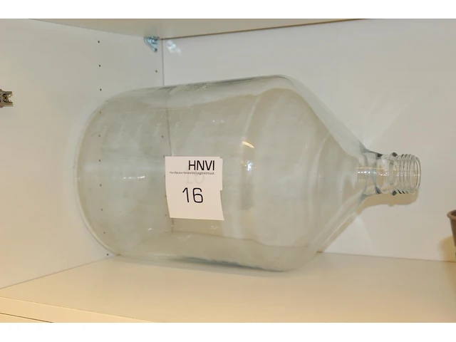 Schroefdraadfles vwr helder glas 10 liter. - afbeelding 1 van  1