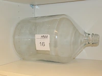 Schroefdraadfles vwr helder glas 10 liter. - afbeelding 1 van  1