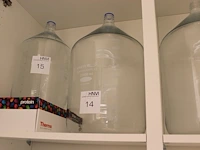 Schroefdraadfles vwr helder glas 20 liter. - afbeelding 1 van  2