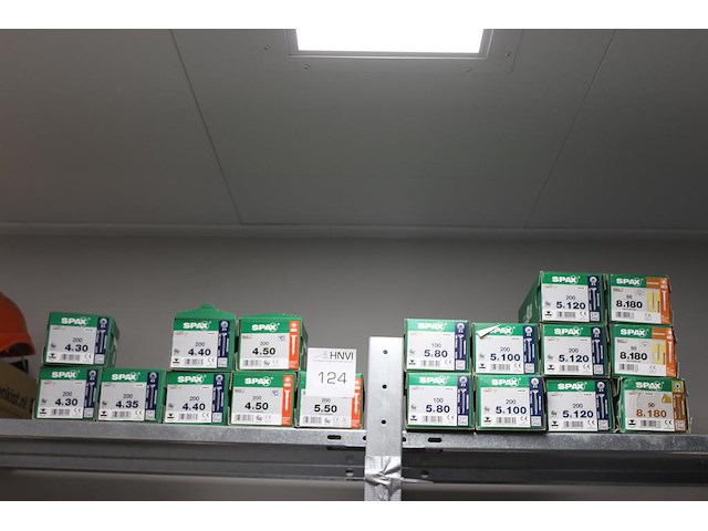 Schroeven spax in diverse maten, 18 doosjes voornamelijk vol. - afbeelding 1 van  5