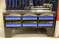 Schroevendraaierset - dopsleutel- bitset - 100-delig - soft grip - afbeelding 4 van  6
