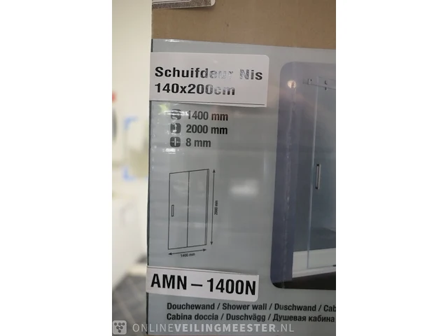 Schuifdeur voor nis xenz - afbeelding 2 van  11