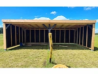 Schuilstal geïmpregneerd douglas 300x600x265 cm - afbeelding 3 van  3