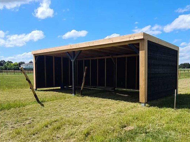 Schuilstal geïmpregneerd douglas 300x600x265 cm - afbeelding 1 van  3