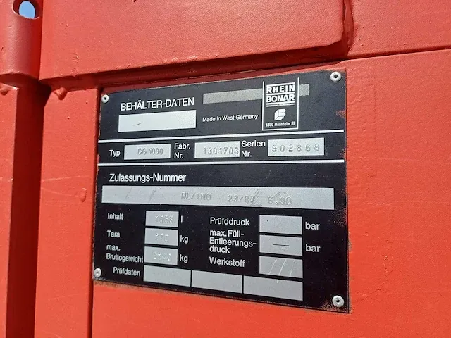 Schuim voorraad azetcontainer haakarm/kabel - afbeelding 5 van  34